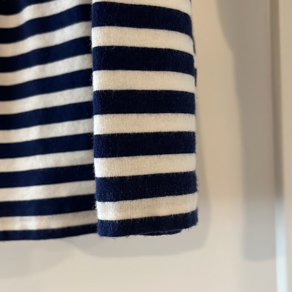 Women’s Lands End Small Fitted L/S Striped Turtleneck Shirt - Picture 3 of 6